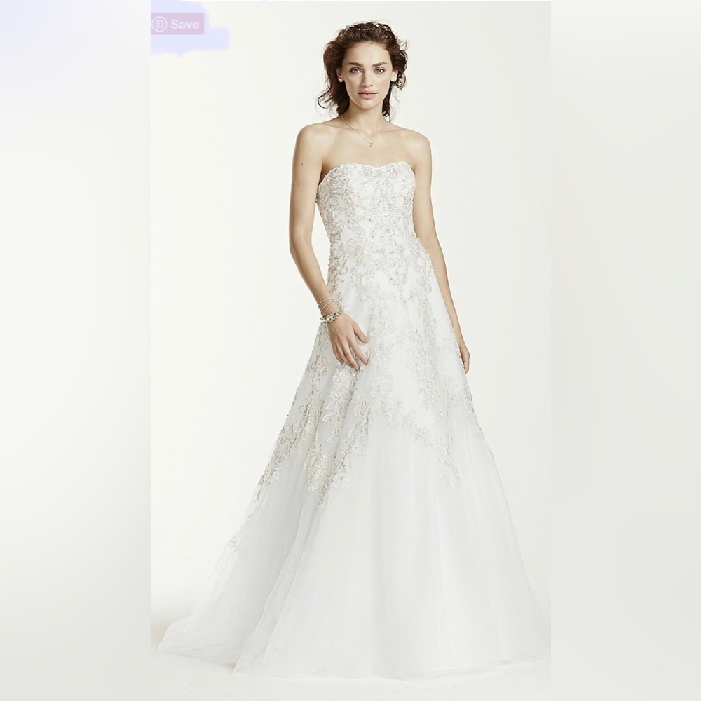 David’s Bridal A-line Wedding Dress